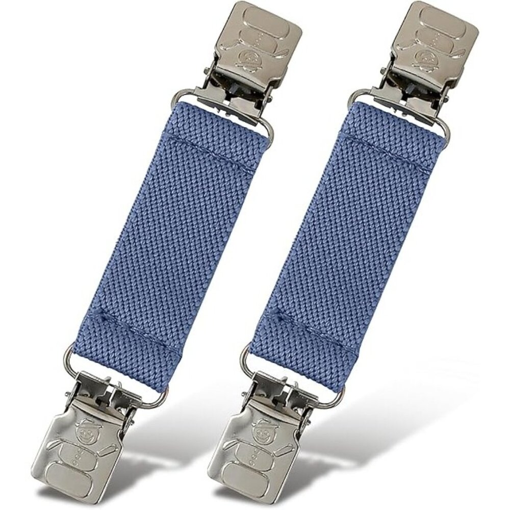 Hold’Em Mitten Glove Clips for Toddler & Kids Extra Tight Grip - Denim